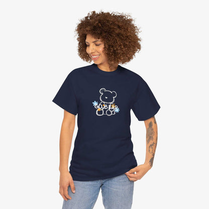 Cute Teddy Bear Graphic Unisex Heavy Cotton Tee