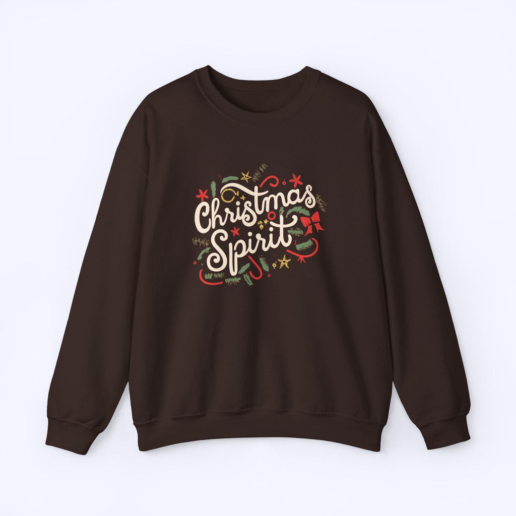 Christmas Spirit Sweatshirt Dark Chocolate S 
