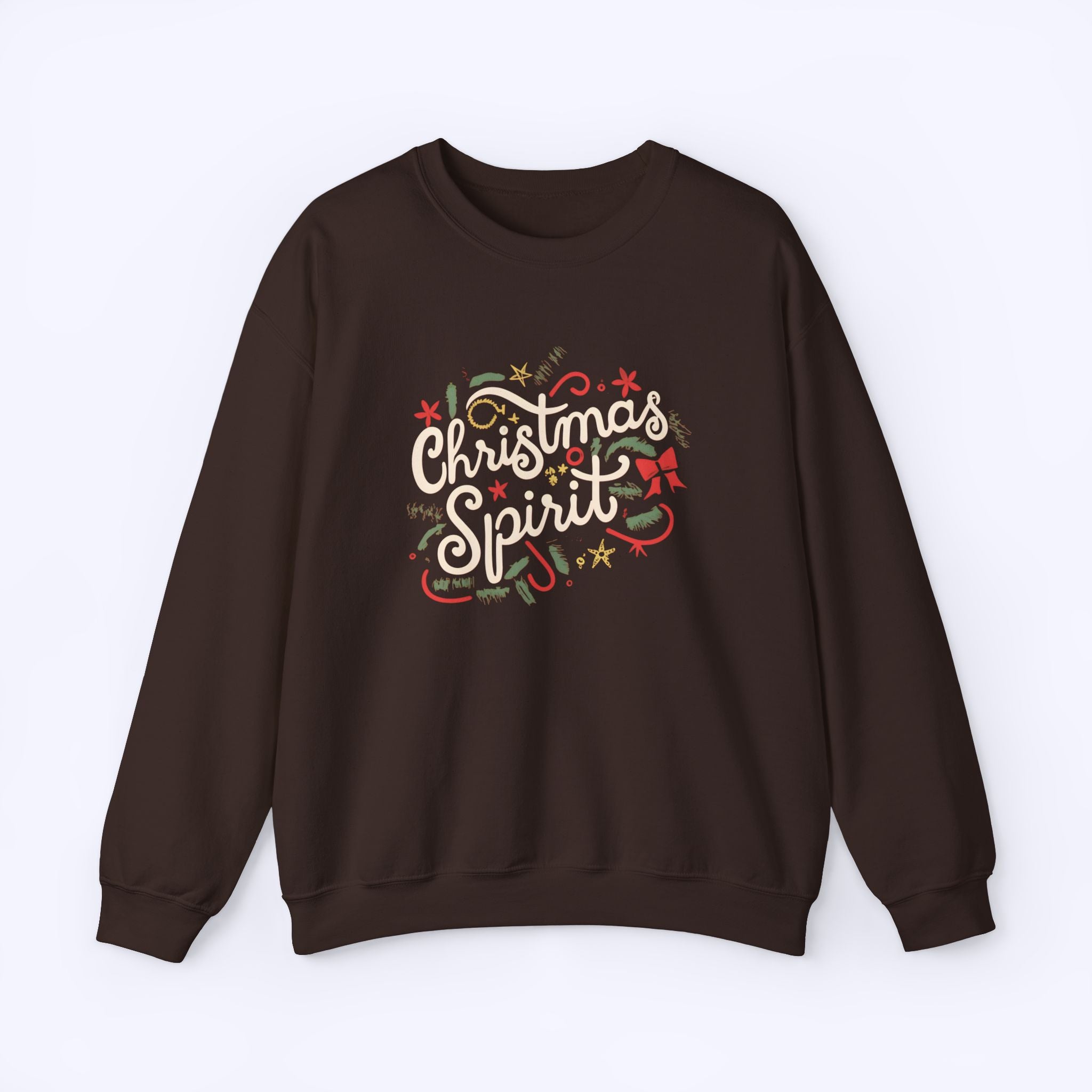 Christmas Spirit Sweatshirt Dark Chocolate S 