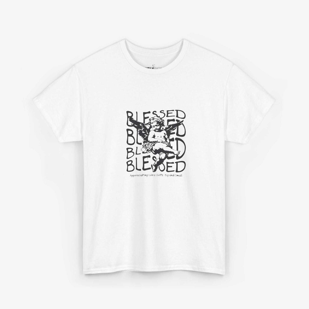 Blessed Unisex Cotton Tee - Inspirational Graphic Tee for Everyday Wear