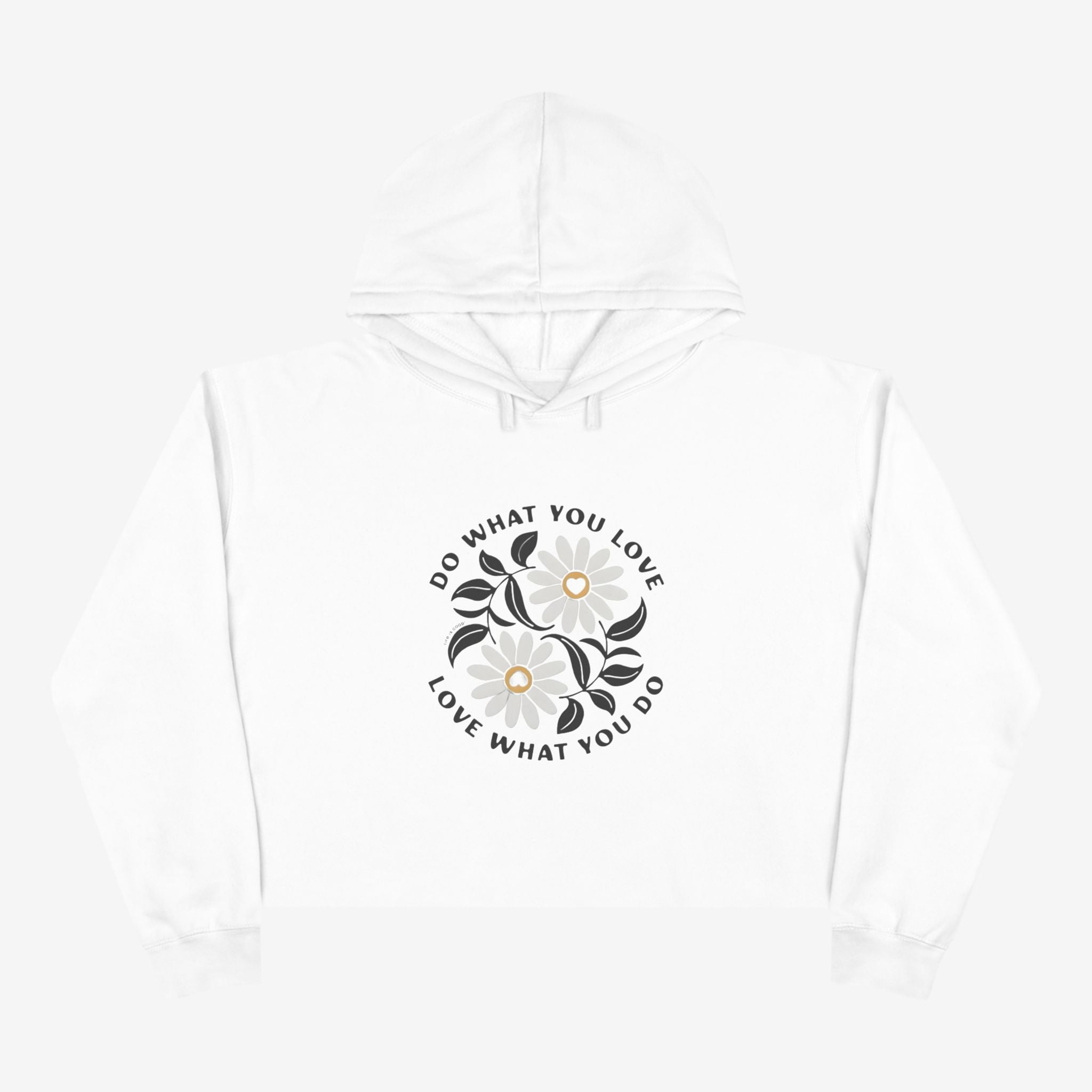 Do What You Love Crop Hoodie