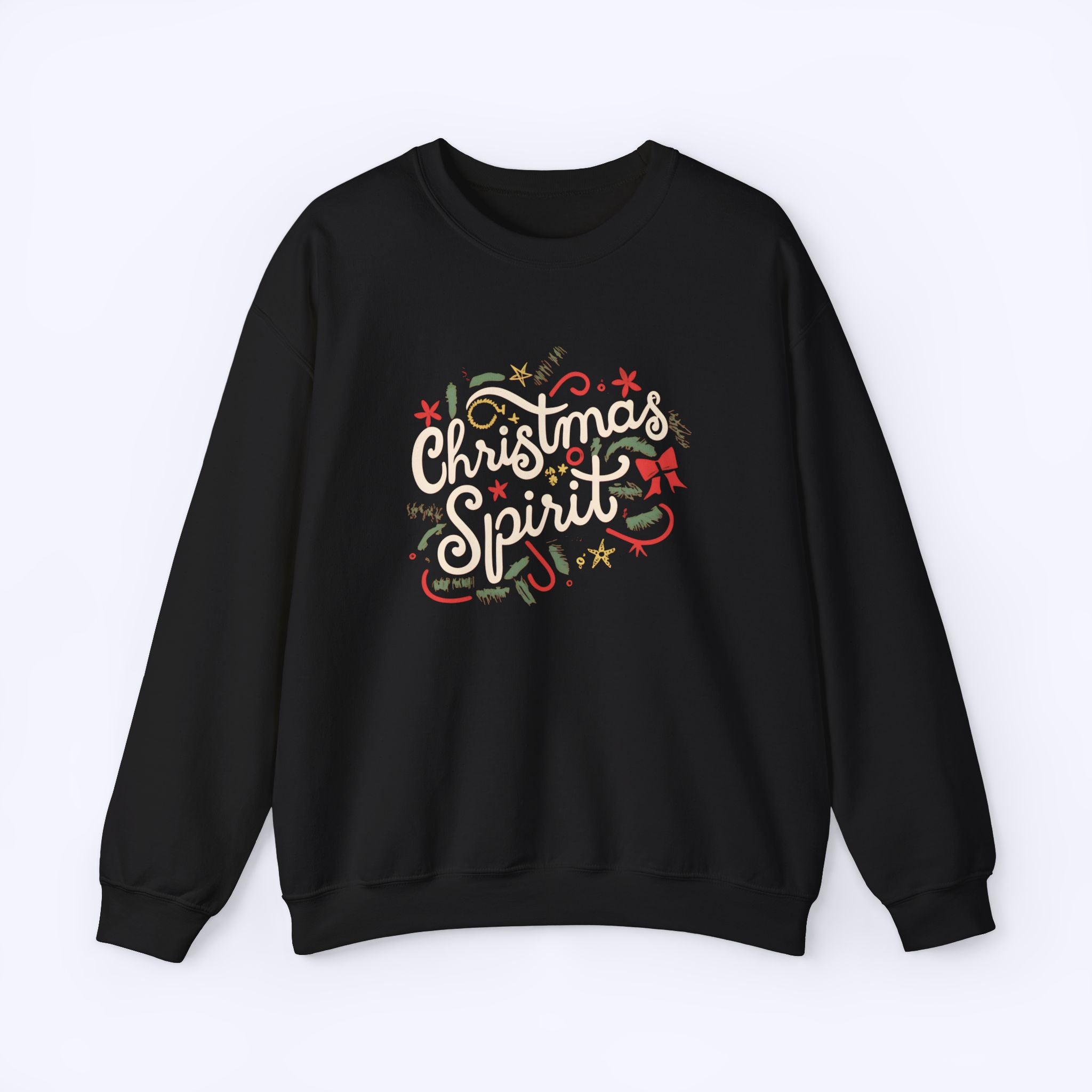 Christmas Spirit Sweatshirt Black S 