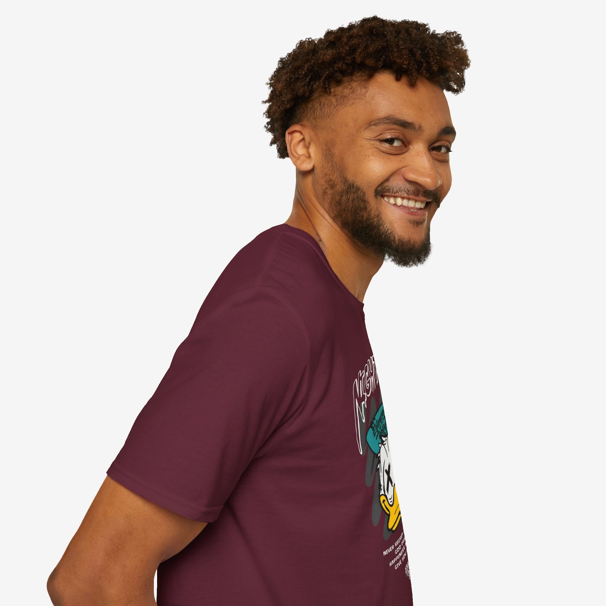 Nightmare Donald Duck Unisex Softstyle T-Shirt - Bold Graphic Tee for Fans