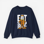 EAT SLEEP REPEAT Sweatshirt Navy S 
