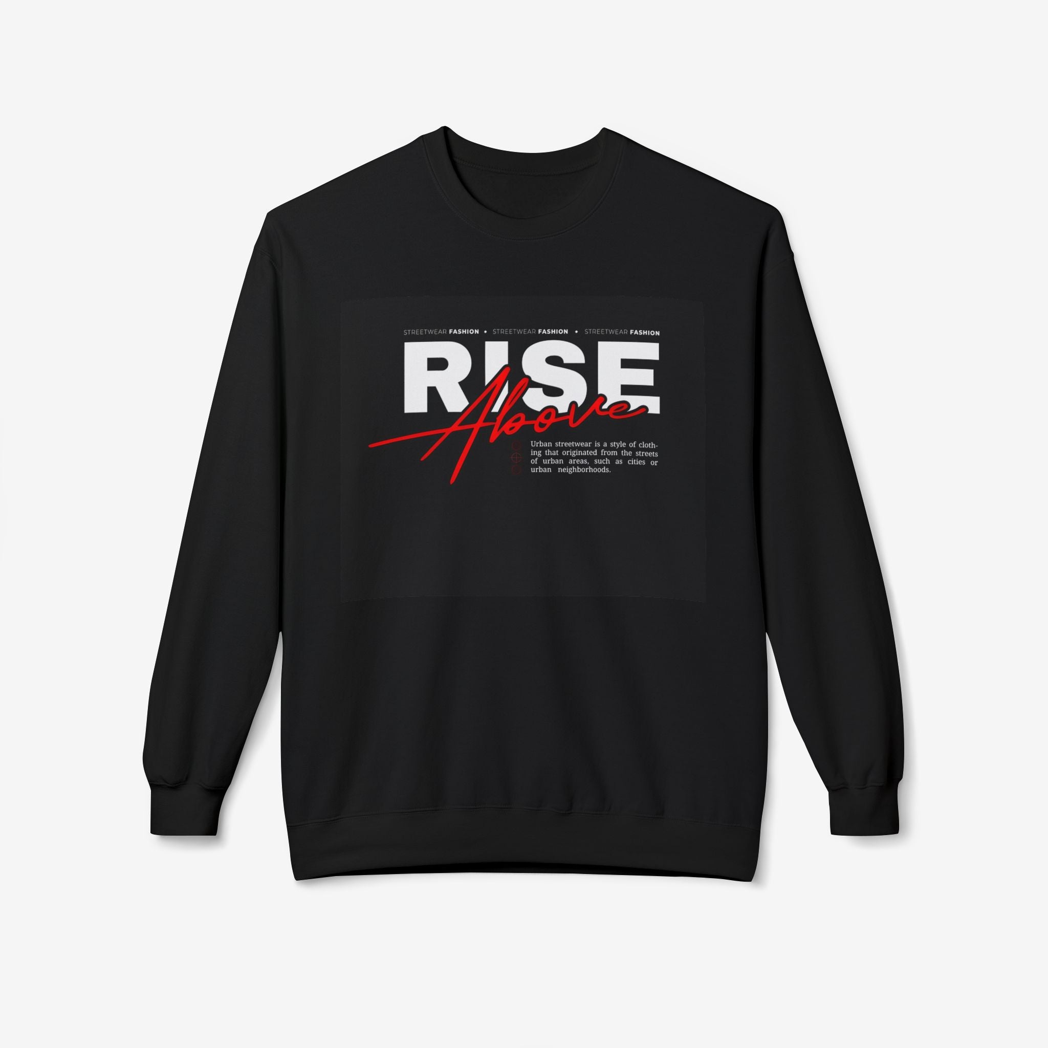 RISE crewneck sweatshirt Black S 