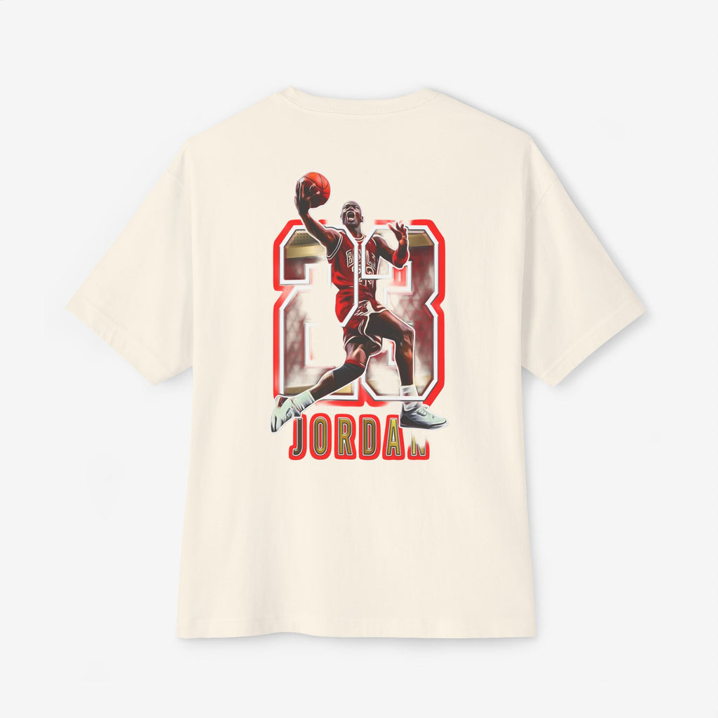 Unisex Oversized Boxy Tee - Retro Jordan 23 Graphic Tee