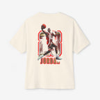 Unisex Oversized Boxy Tee - Retro Jordan 23 Graphic Tee