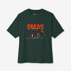Freak Graphic Unisex Oversized Boxy Tee - Trendy Streetwear Style