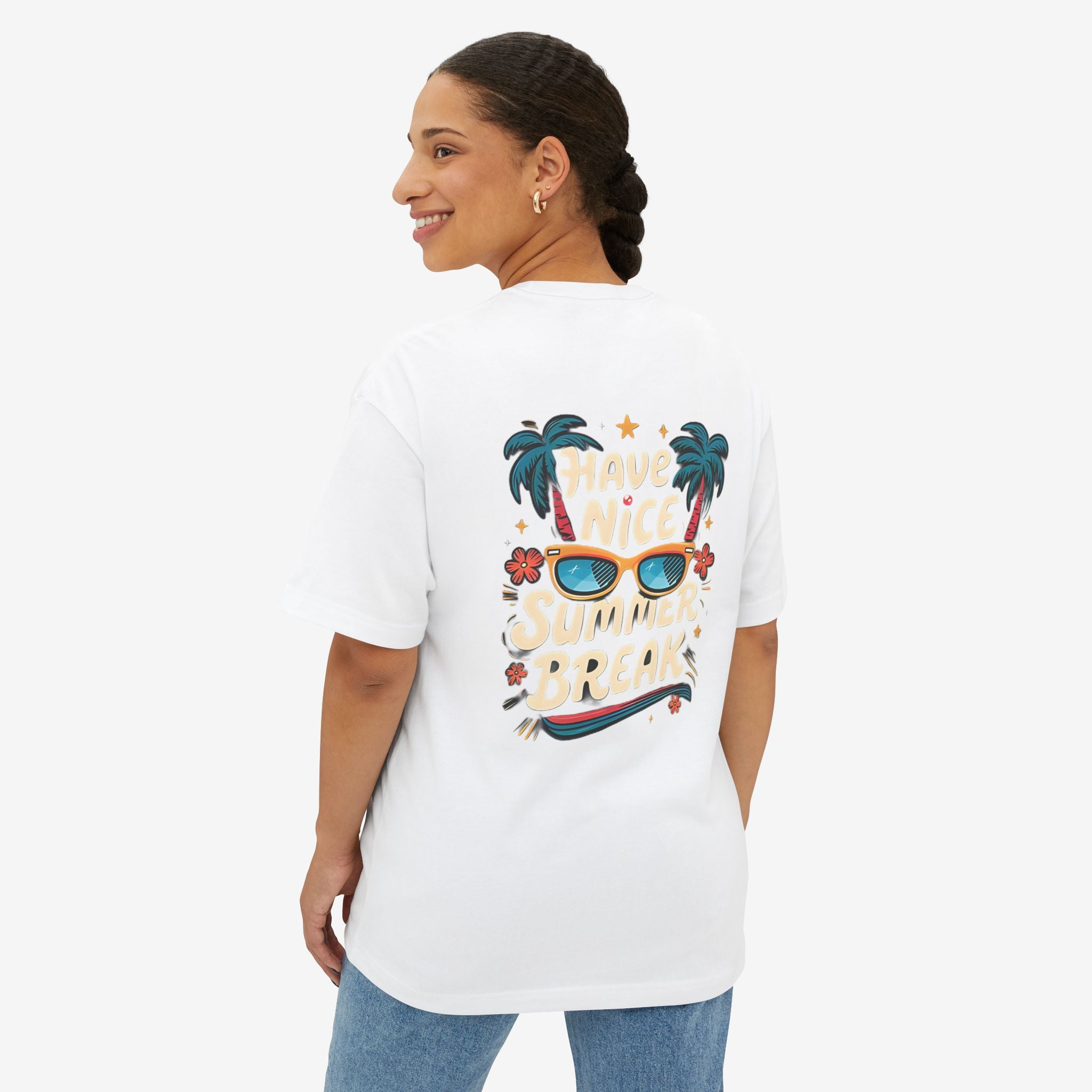 Oversized Boxy Tee - Summer Break Vibes