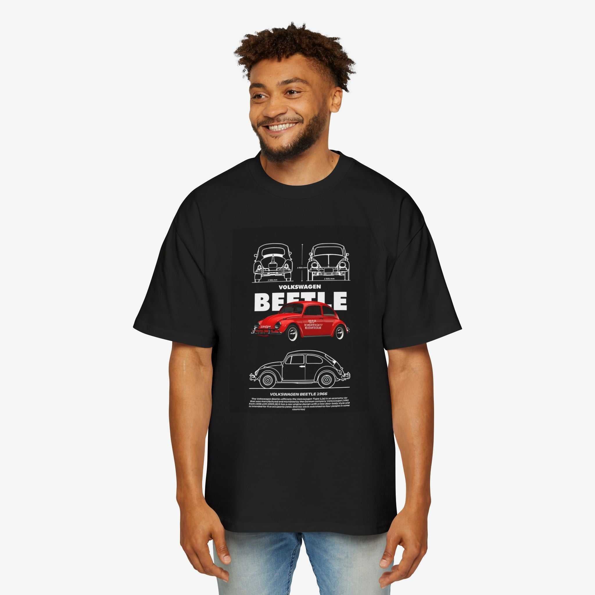 Vintage Volkswagen Beetle Tee - Classic Car Graphic T-Shirt