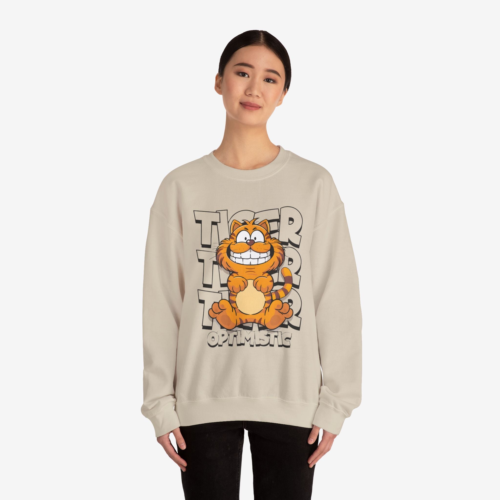 Tiger Cartoon Sweatshirt 