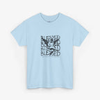 Blessed Unisex Cotton Tee - Inspirational Graphic Tee for Everyday Wear