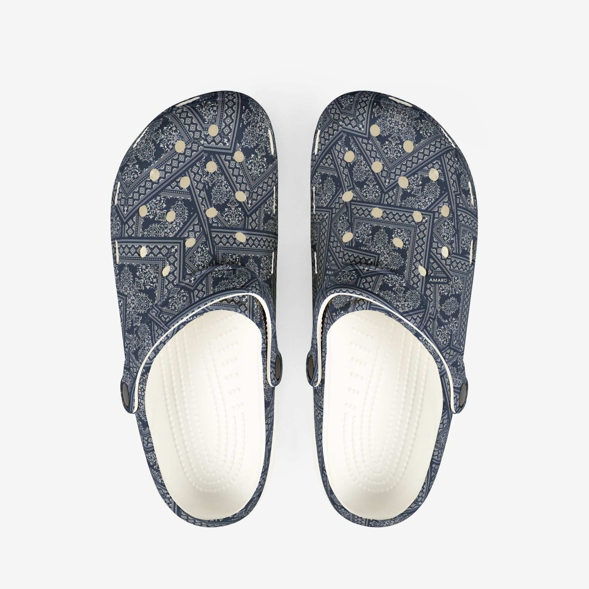 Stylish Clogs with Unique Pattern