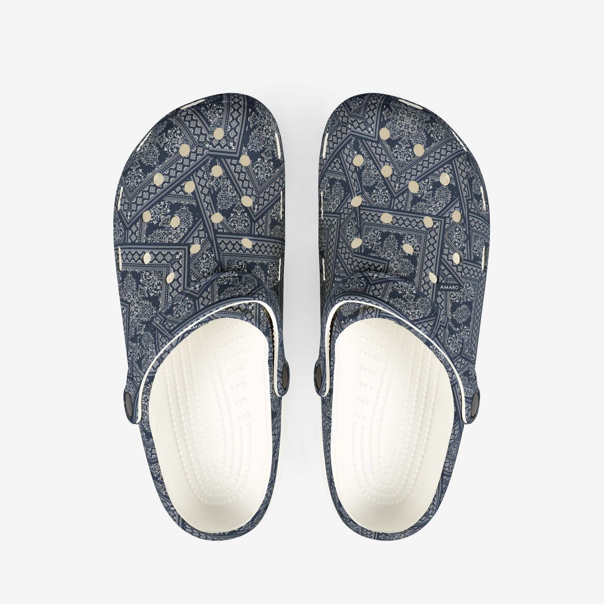 Stylish Clogs with Unique Pattern