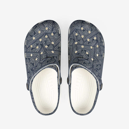 Stylish Clogs with Unique Pattern