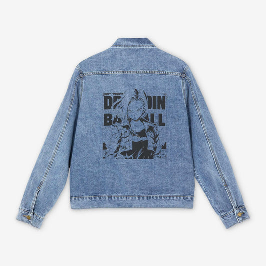 Anime Girl Design Denim Jacket
