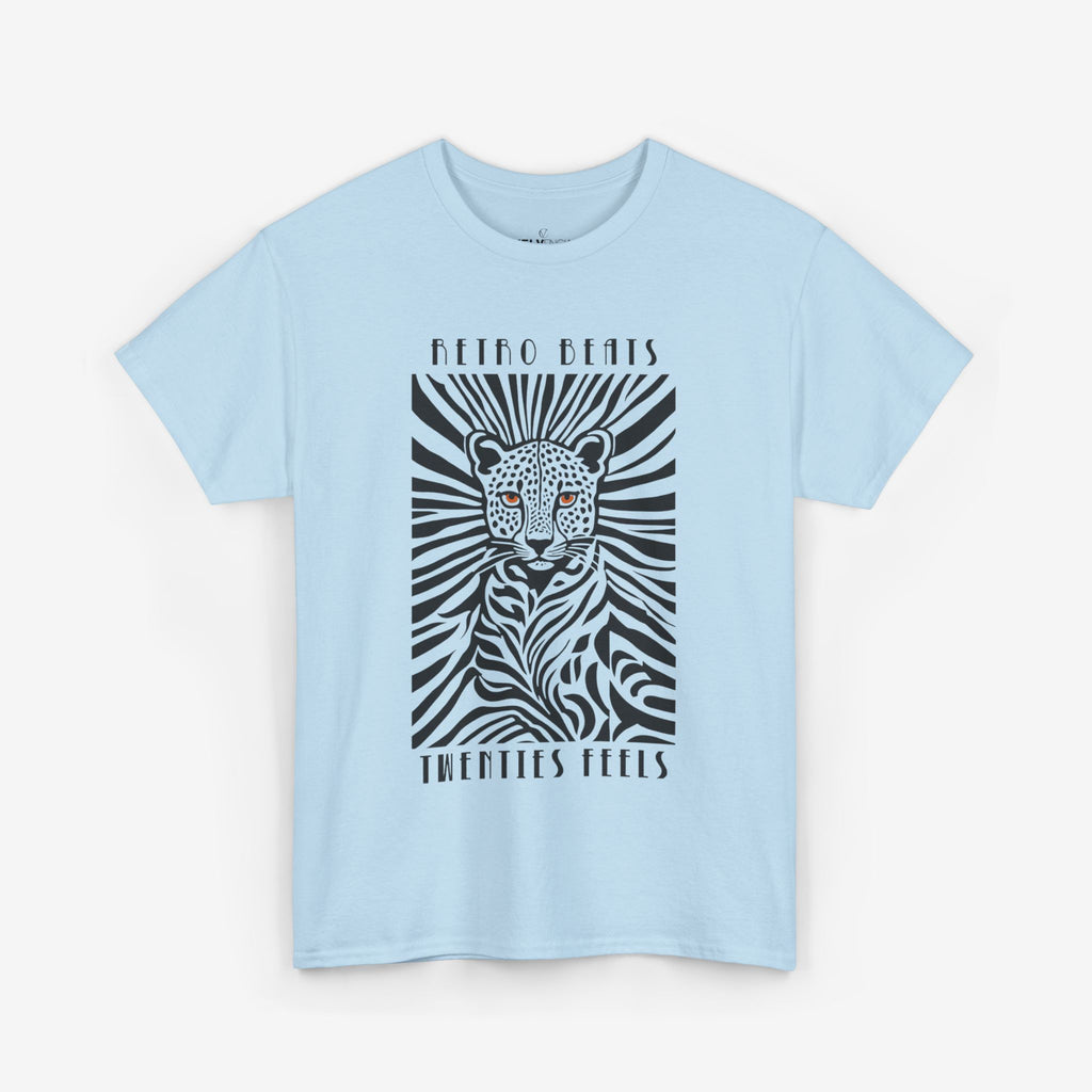 Retro Beats Cotton Tee - Twenties Feels T-Shirt