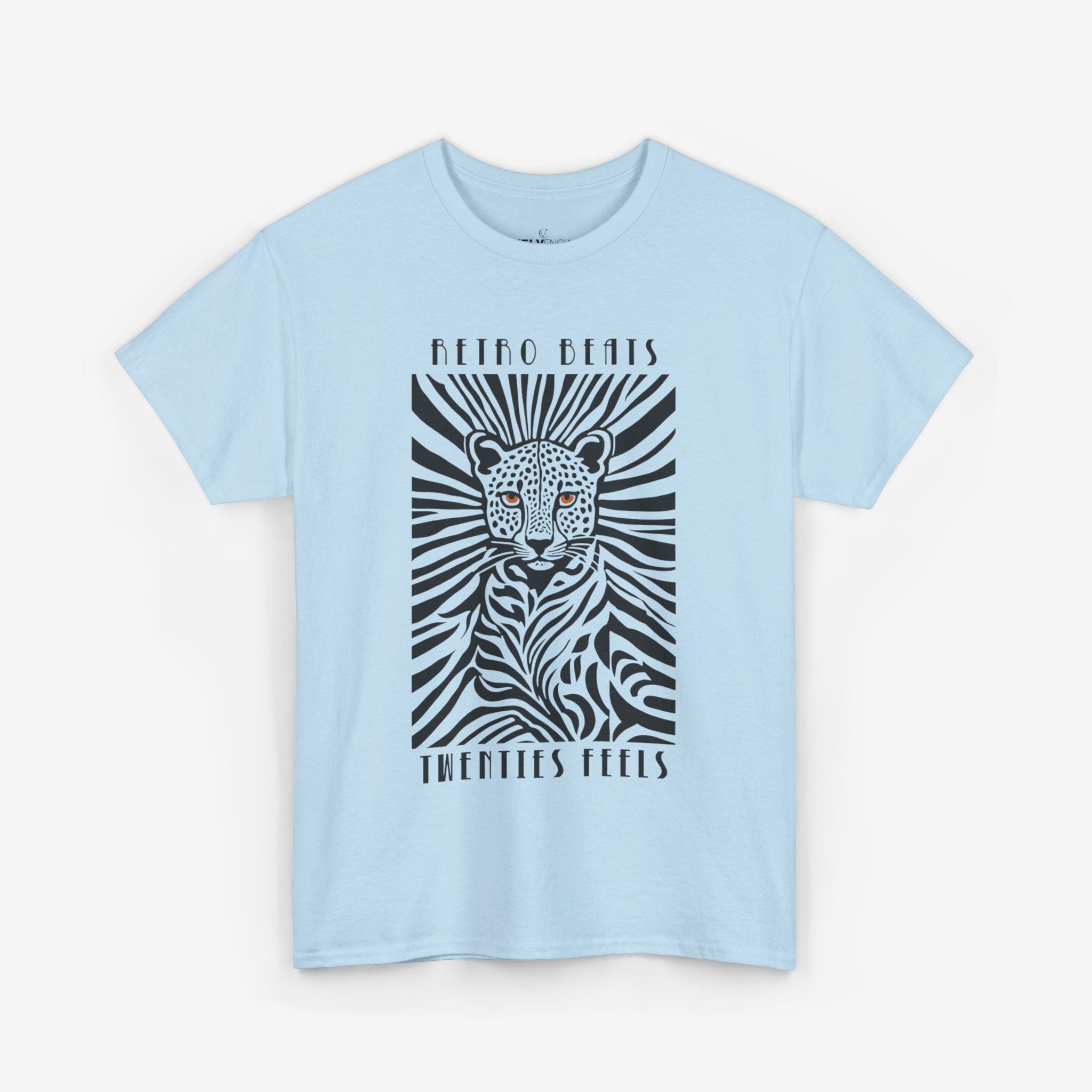 Retro Beats Cotton Tee - Twenties Feels T-Shirt