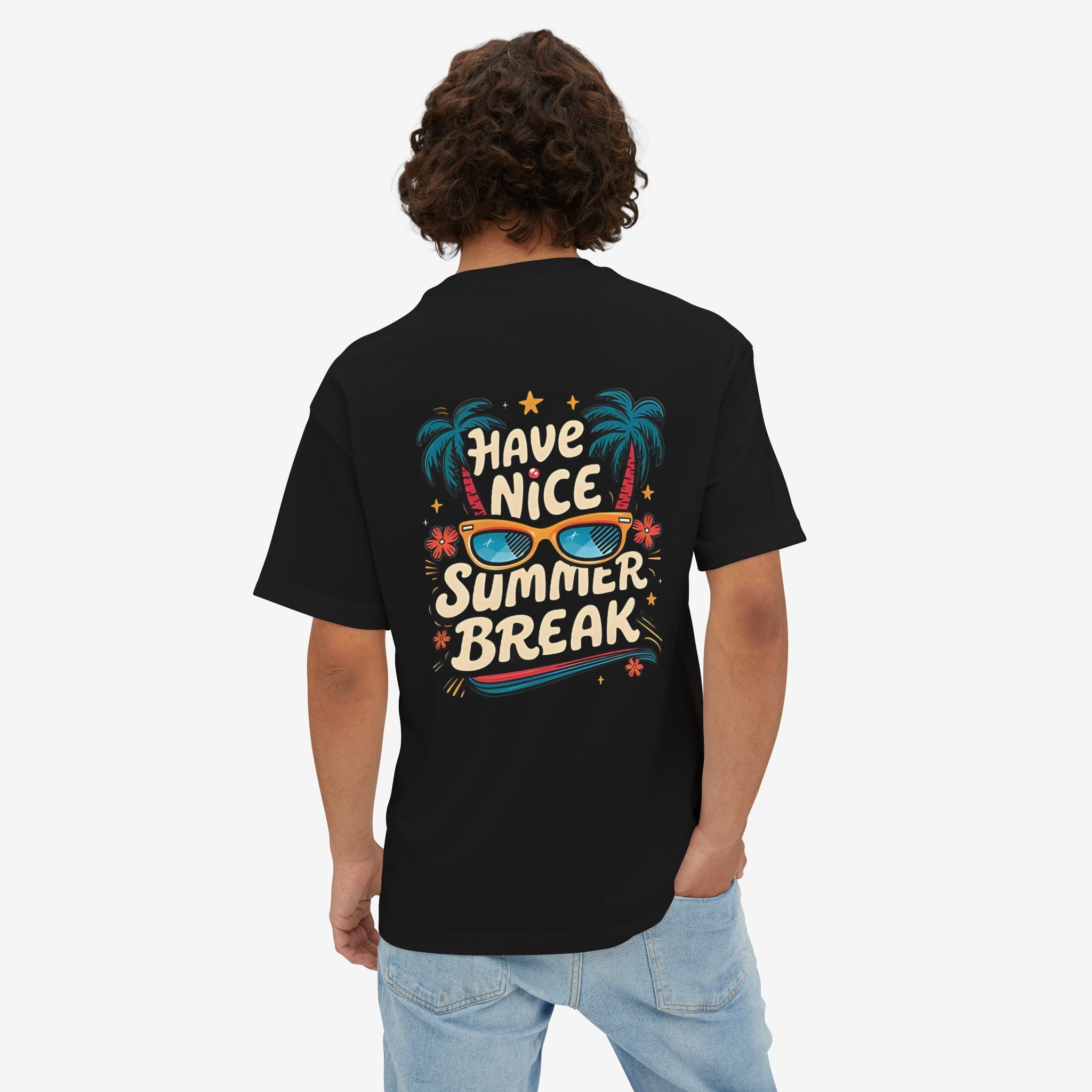 Oversized Boxy Tee - Summer Break Vibes