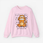 Tiger Cartoon Sweatshirt Light Pink S 