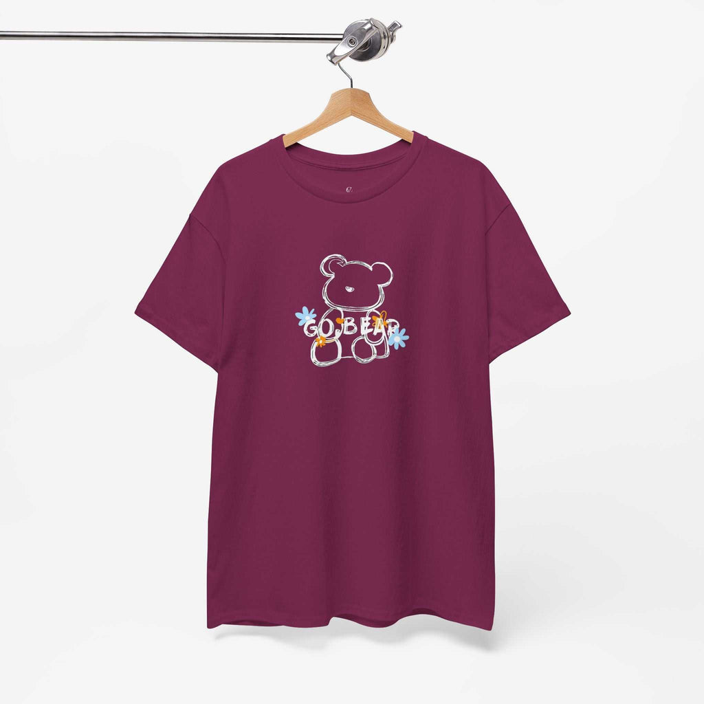 Cute Teddy Bear Graphic Unisex Heavy Cotton Tee