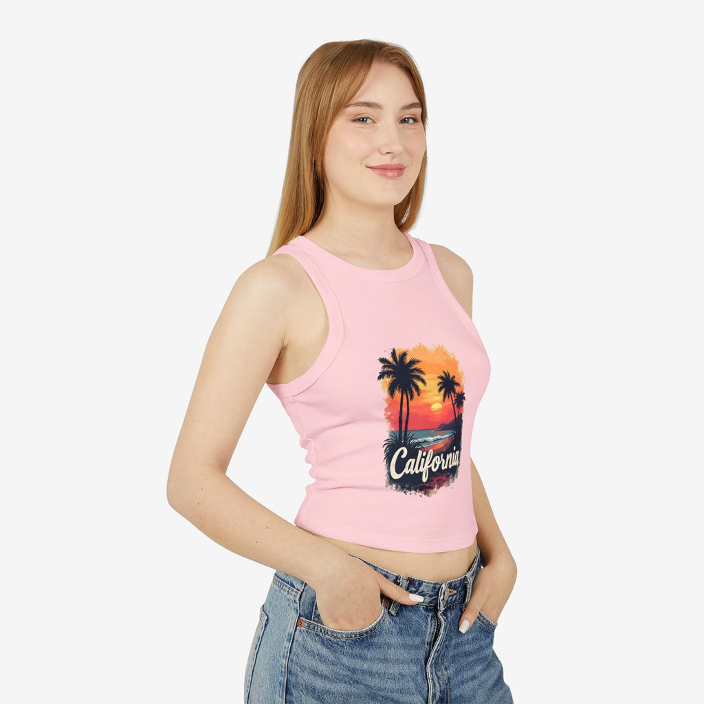California Sunset Racer Tank Top