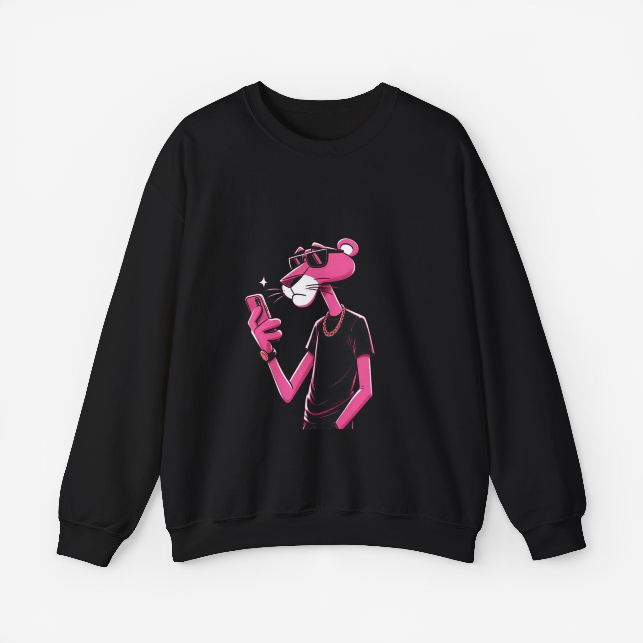 PINKY PANTHER Sweatshirt S Black 