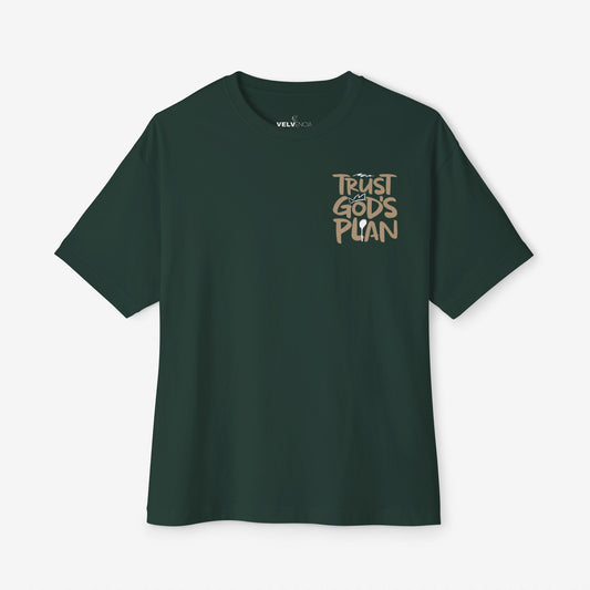 Unisex Oversized Tee - Trust God's Plan