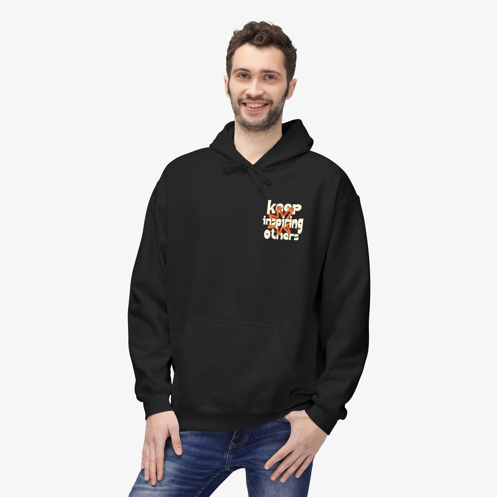Inspirational Hoodie | Keep Inspiring Others | Unisex Midweight Fleece