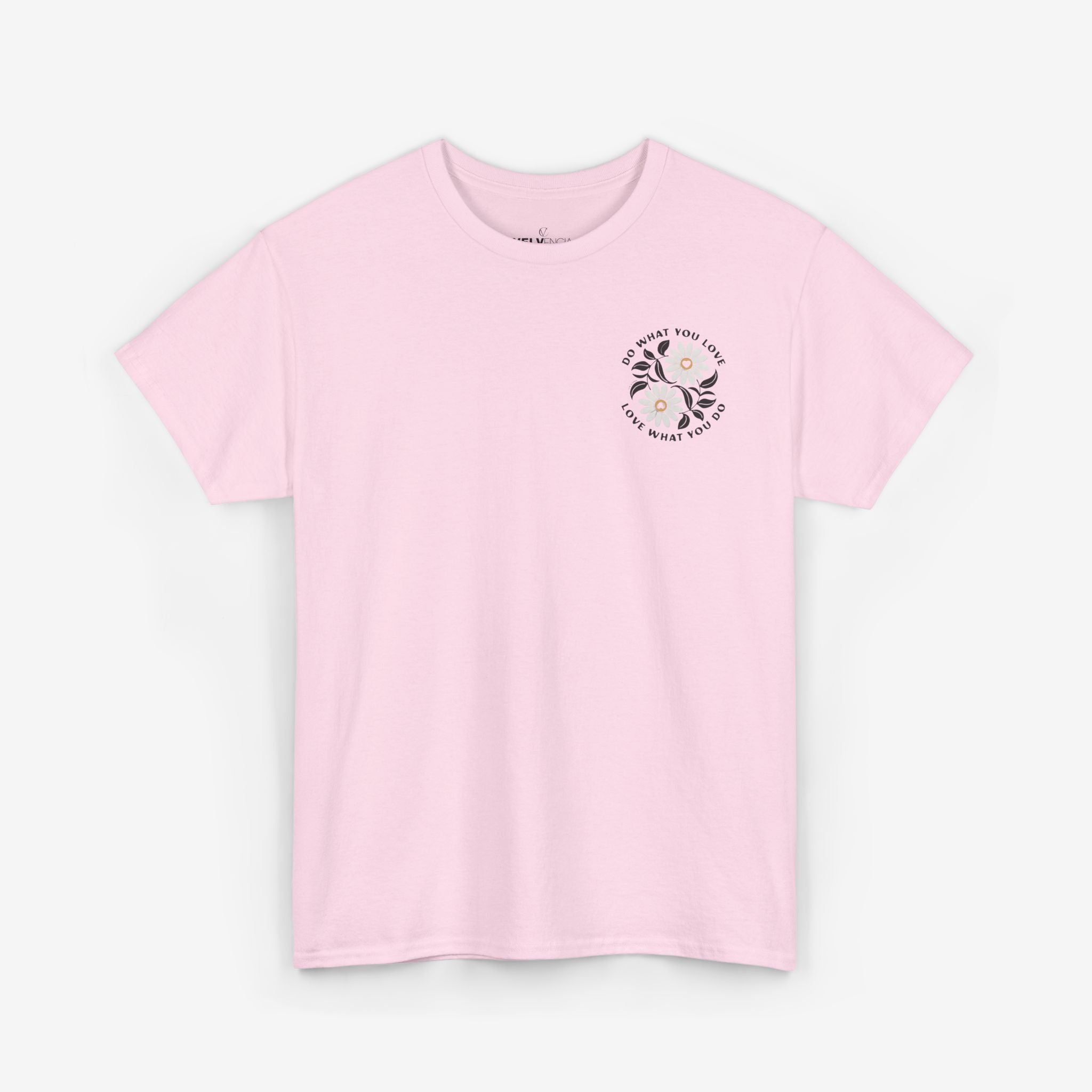 Motivational Unisex Heavy Cotton Tee - "Do What You Love, Love What You Do"