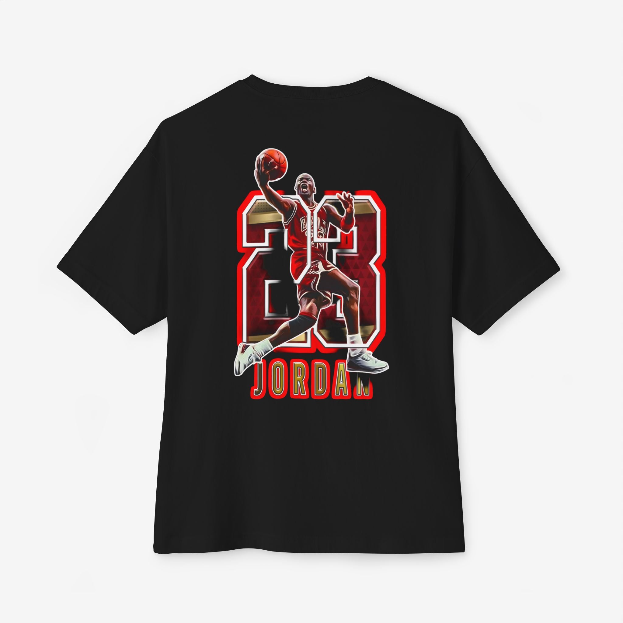 Unisex Oversized Boxy Tee - Retro Jordan 23 Graphic Tee