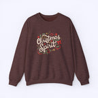 Christmas Spirit Sweatshirt Heather Sport Dark Maroon S 