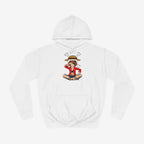 Luffy Custom Hoodie Arctic White XS 