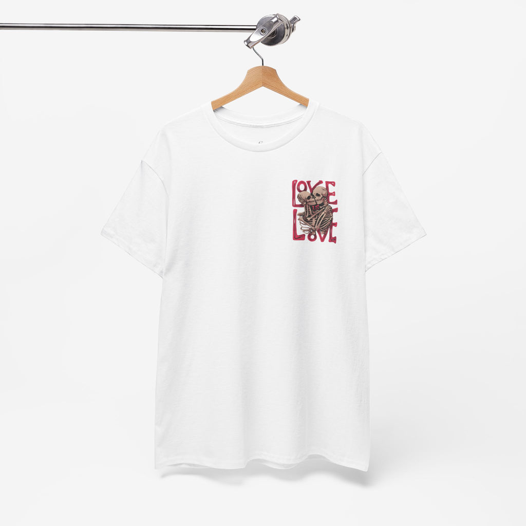Skeleton Love Unisex Heavy Cotton Tee - Embrace Diversity and Celebrate Love