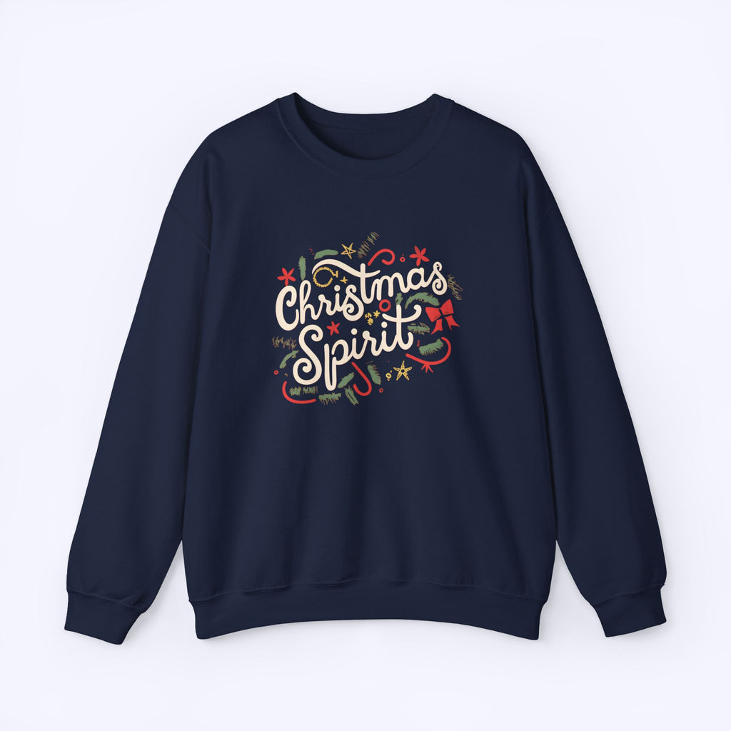 Christmas Spirit Sweatshirt Navy S 