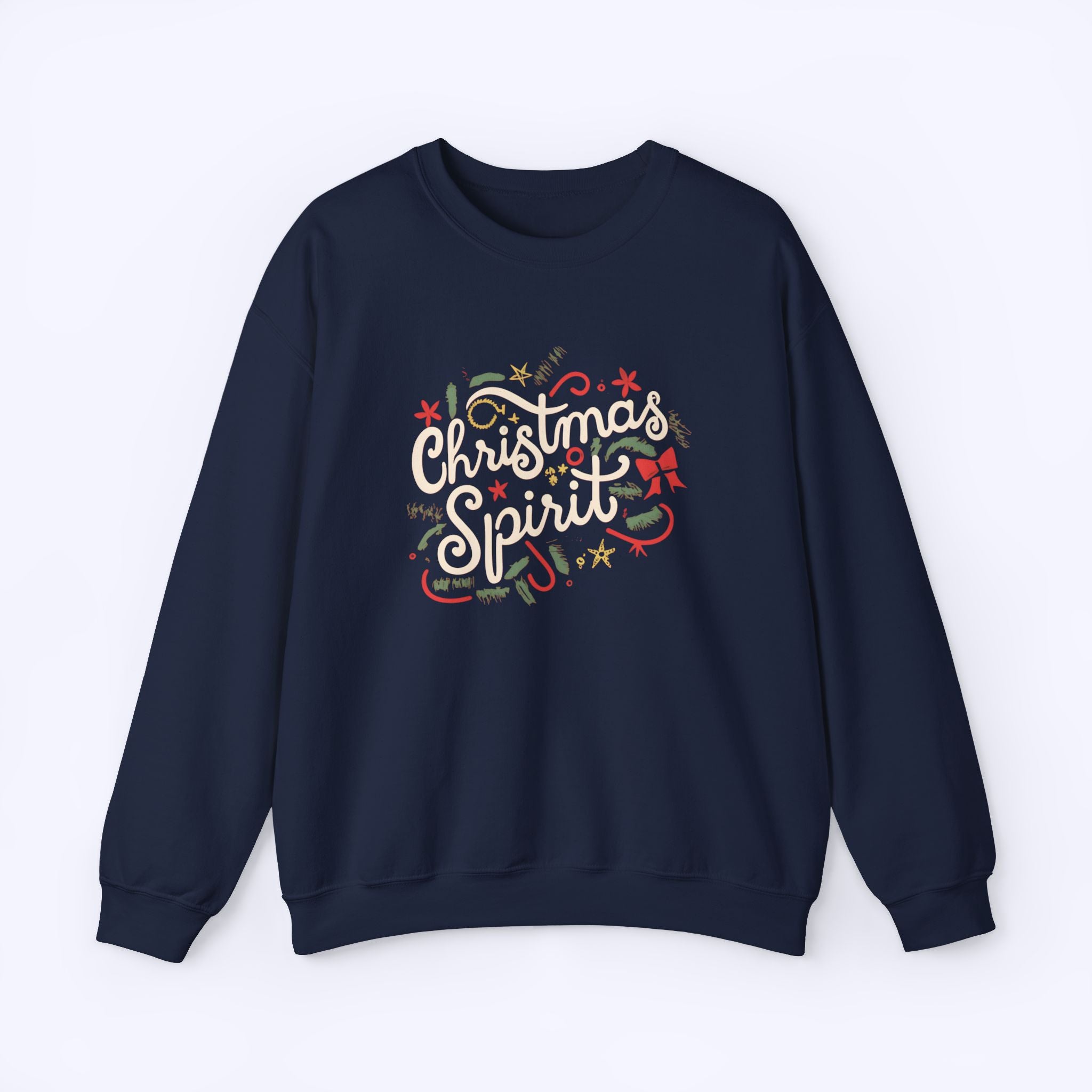 Christmas Spirit Sweatshirt Navy S 