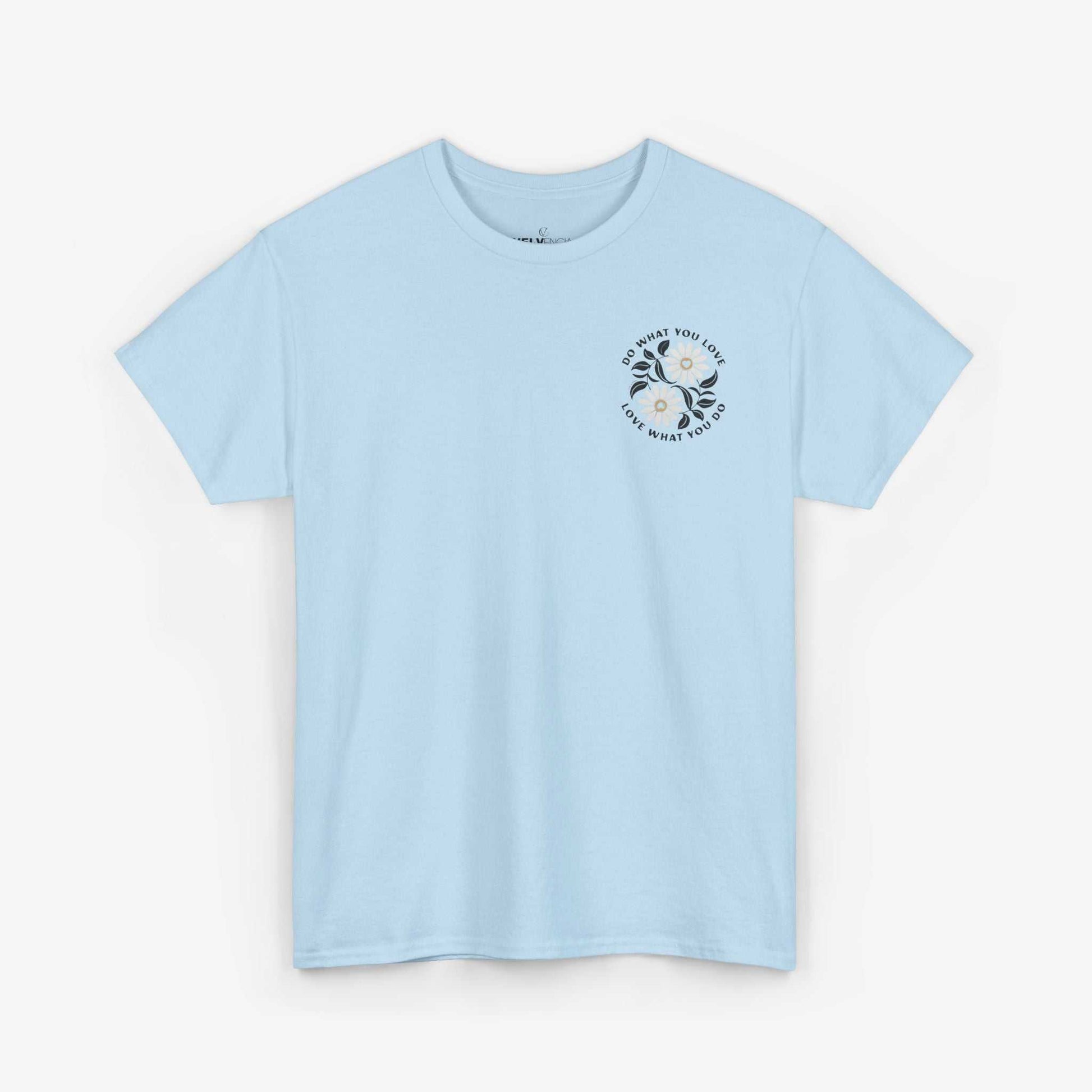 Motivational Unisex Heavy Cotton Tee - "Do What You Love, Love What You Do"