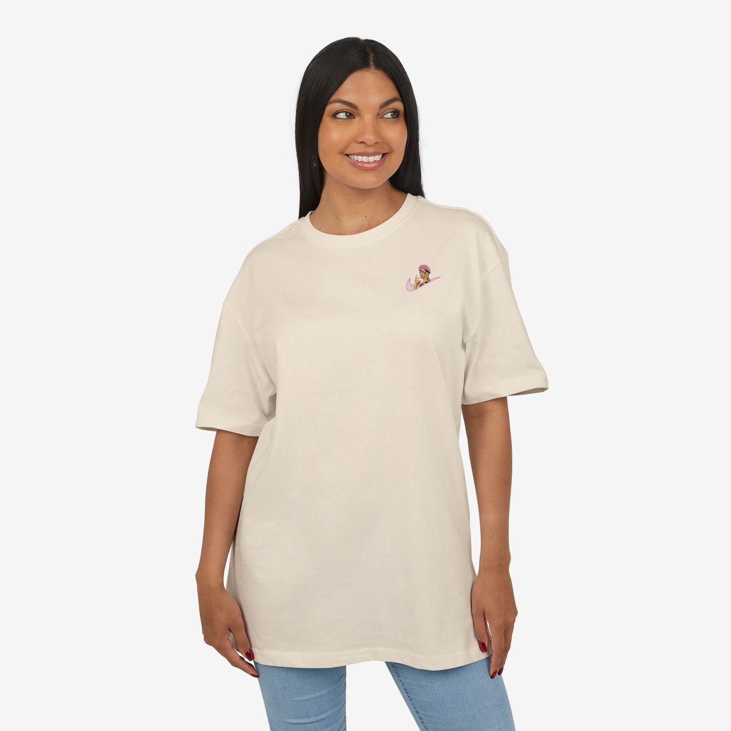 Oversize 280GSM Tee with Playful Graphic