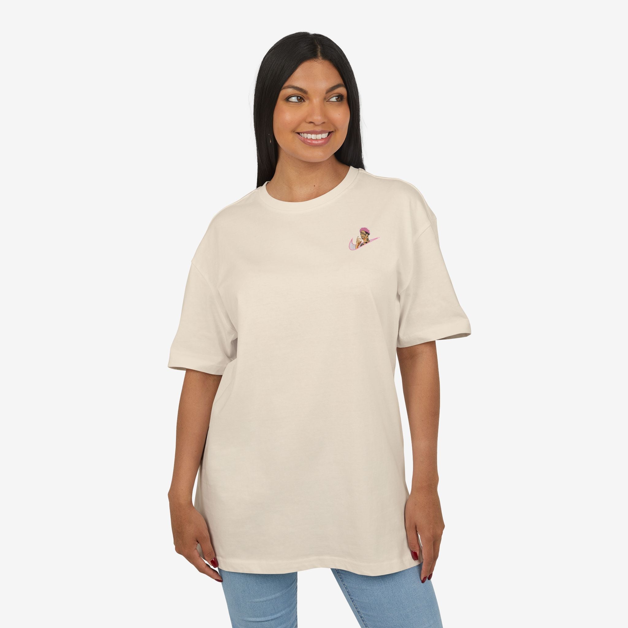 Oversize 280GSM Tee with Playful Graphic