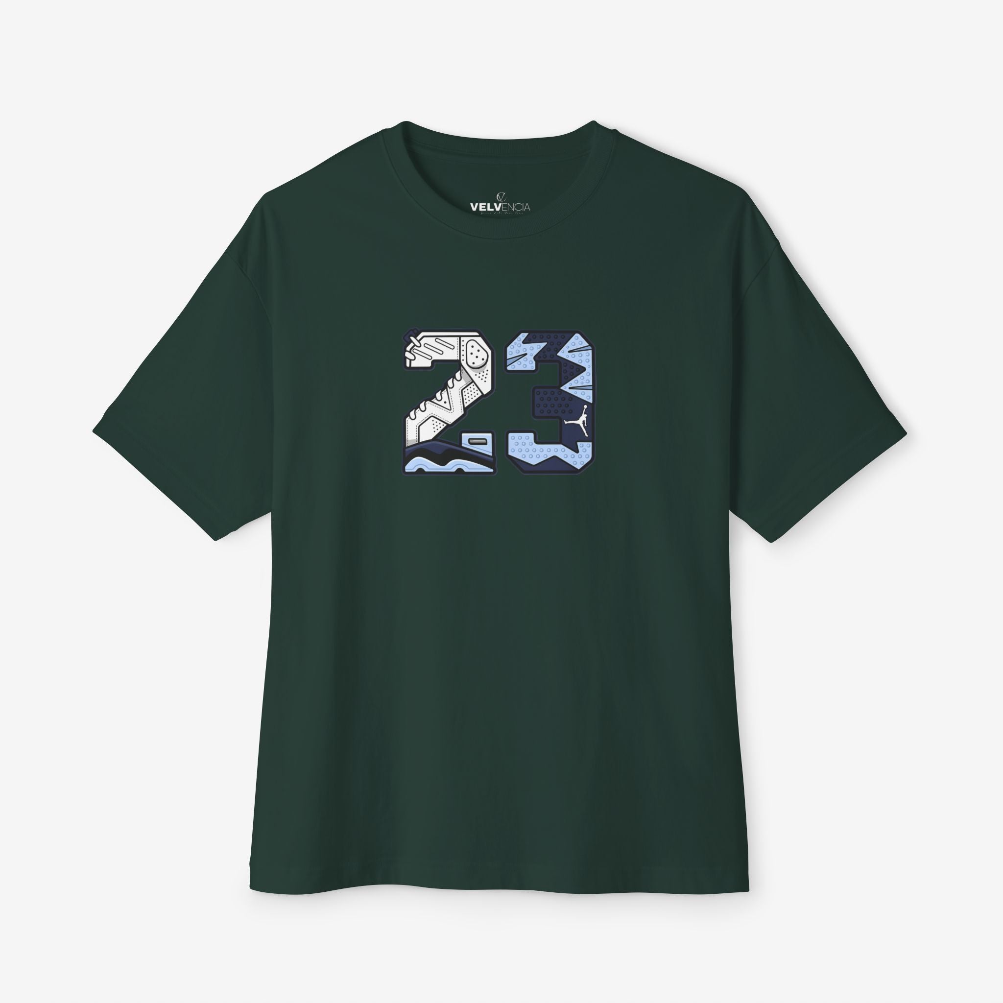 Unisex Oversized Boxy Tee - Retro Jordan 23 Graphic Tee