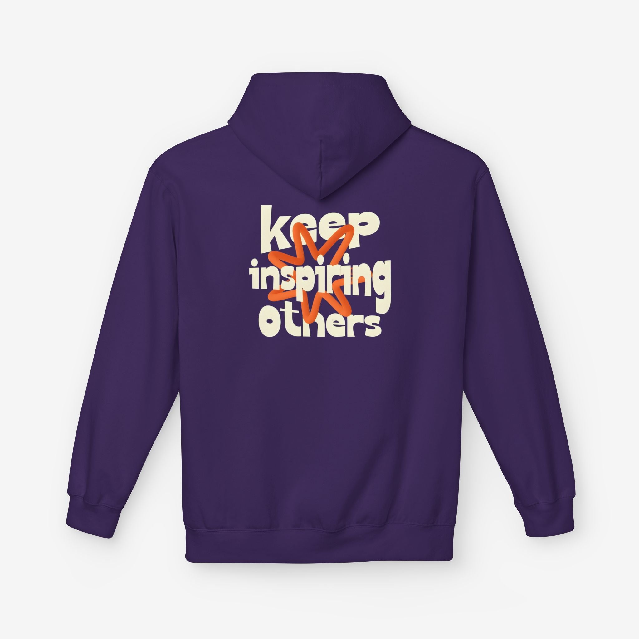 Inspirational Hoodie | Keep Inspiring Others | Unisex Midweight Fleece
