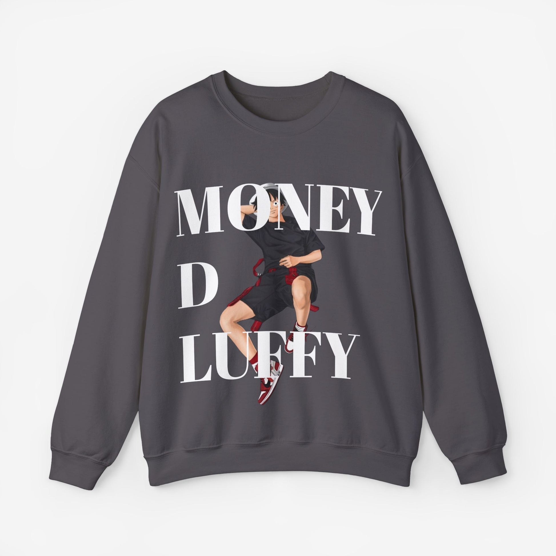 Monkey D Luffy Unisex Sweatshirt S Charcoal 