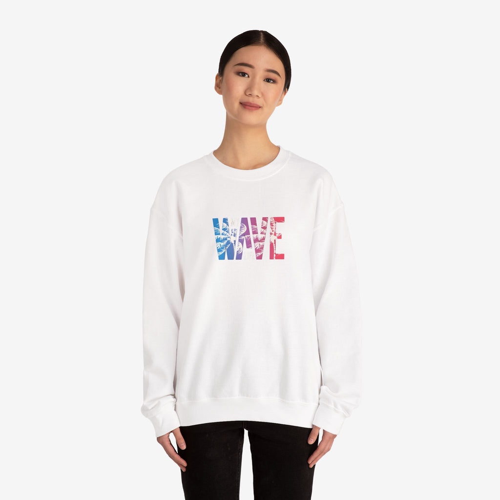 Unisex Heavy Blend™ Wave Sweatshirt - Cozy Ocean Vibe Apparel for Beach Lovers