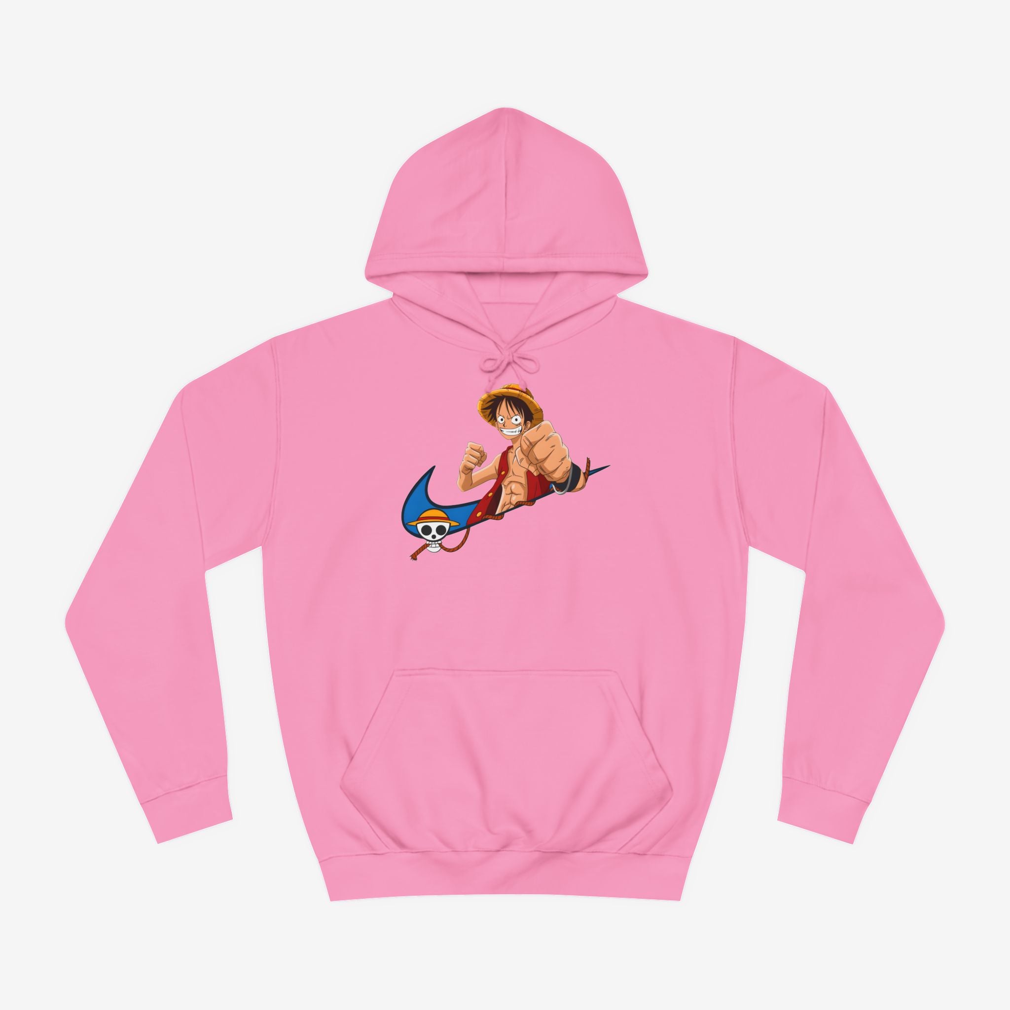Nike Luffy Custom Hoodie Design Candyfloss Pink XS 