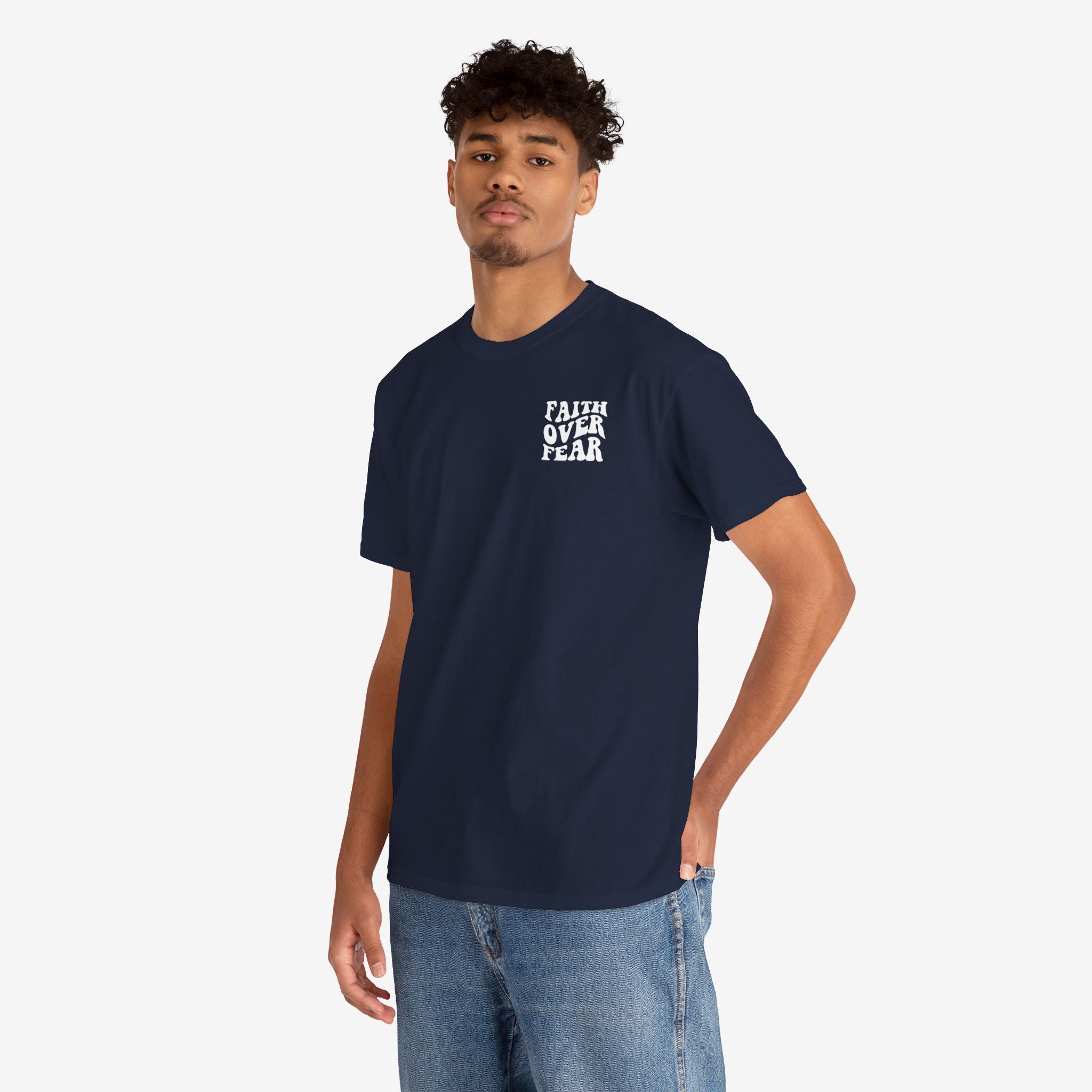 Faith Over Fear Cotton Tee