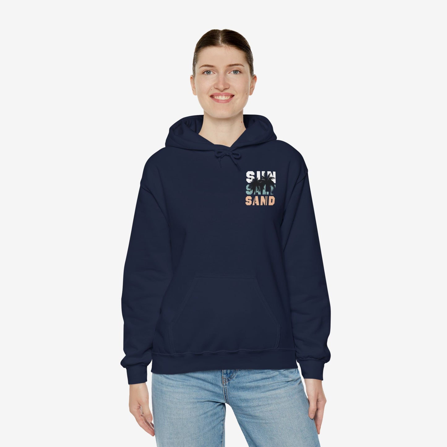 Santa Monica Surf Hoodie with Palm Tree Design