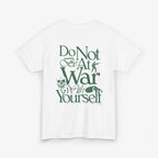 Unisex Heavy Cotton Tee - 'Do Not War With Yourself' Graphic Shirt