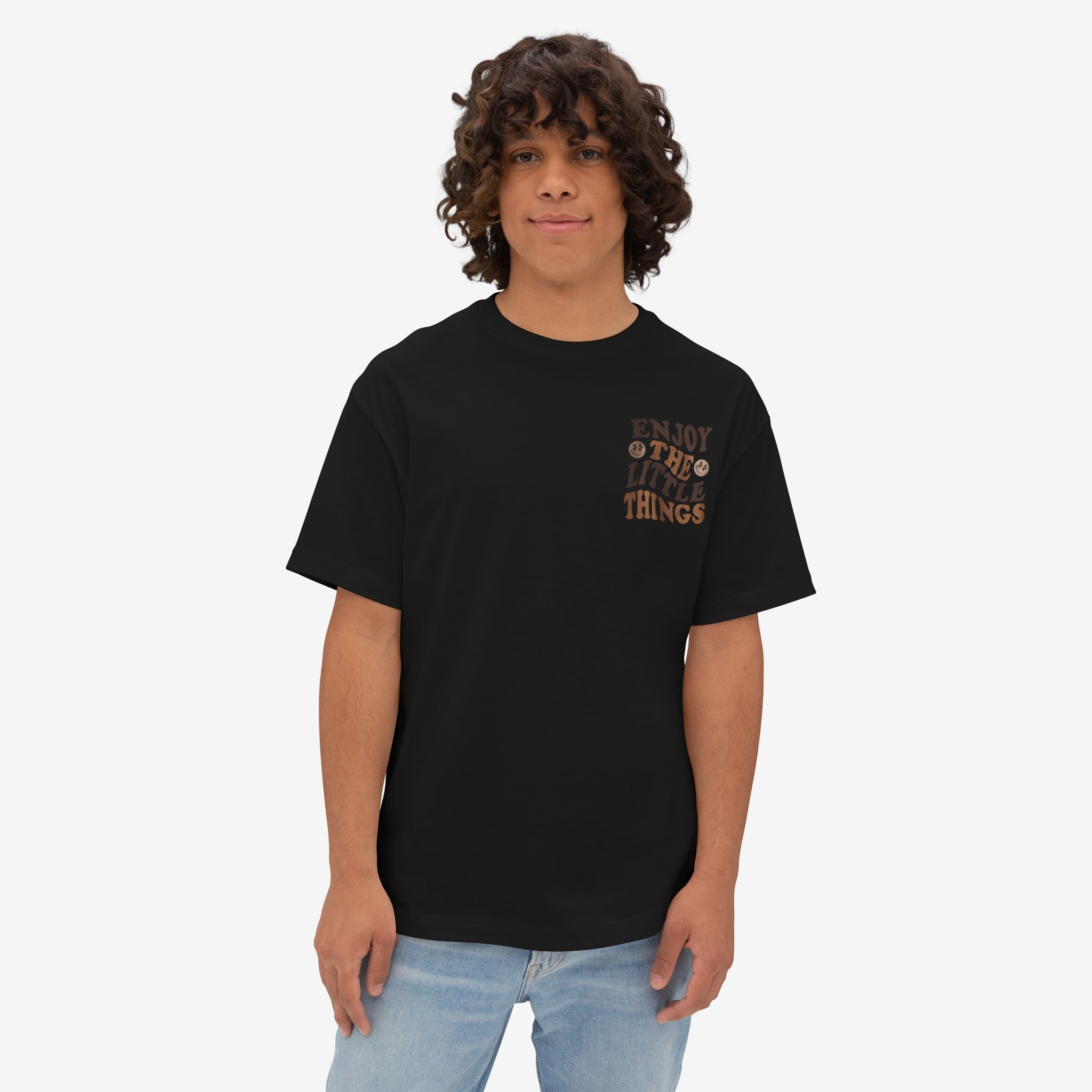 Enjoy The Little Things Oversized Boxy Tee