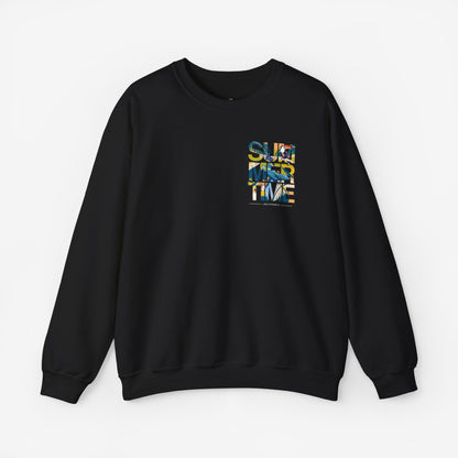 Summertime Vibe Unisex Heavy Crewneck Sweatshirt
