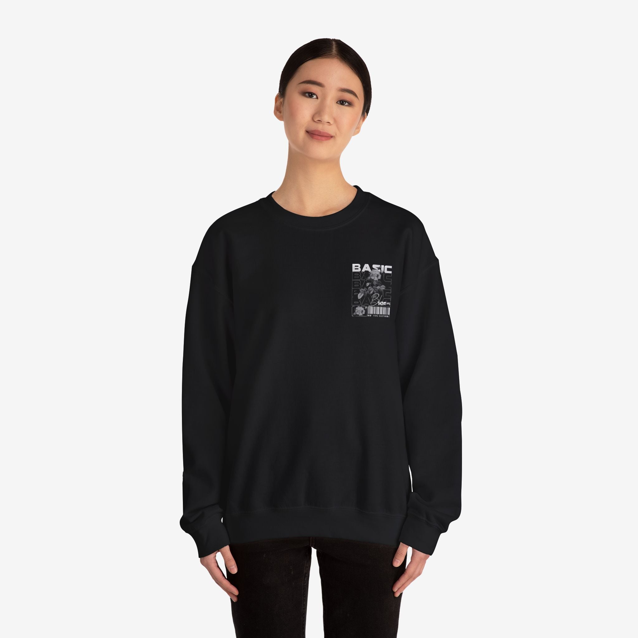 Unisex Heavy Blend™ Crewneck Sweatshirt - BASIC Graphic Tee for Casual Style